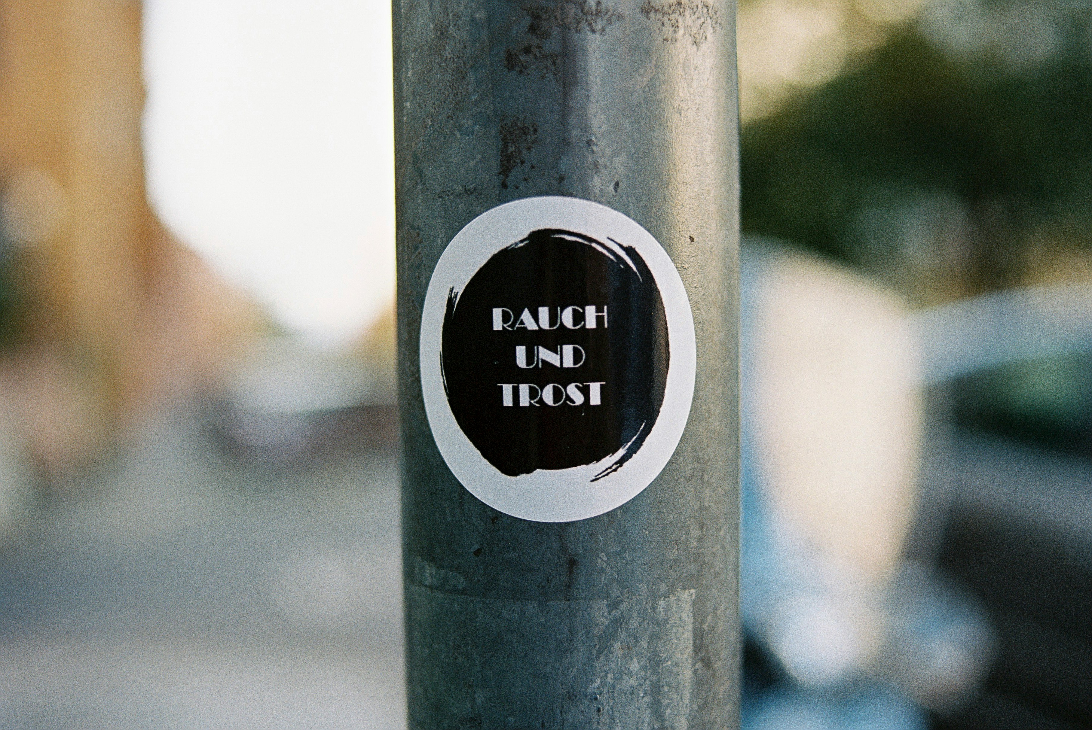 black and silver no smoking sign